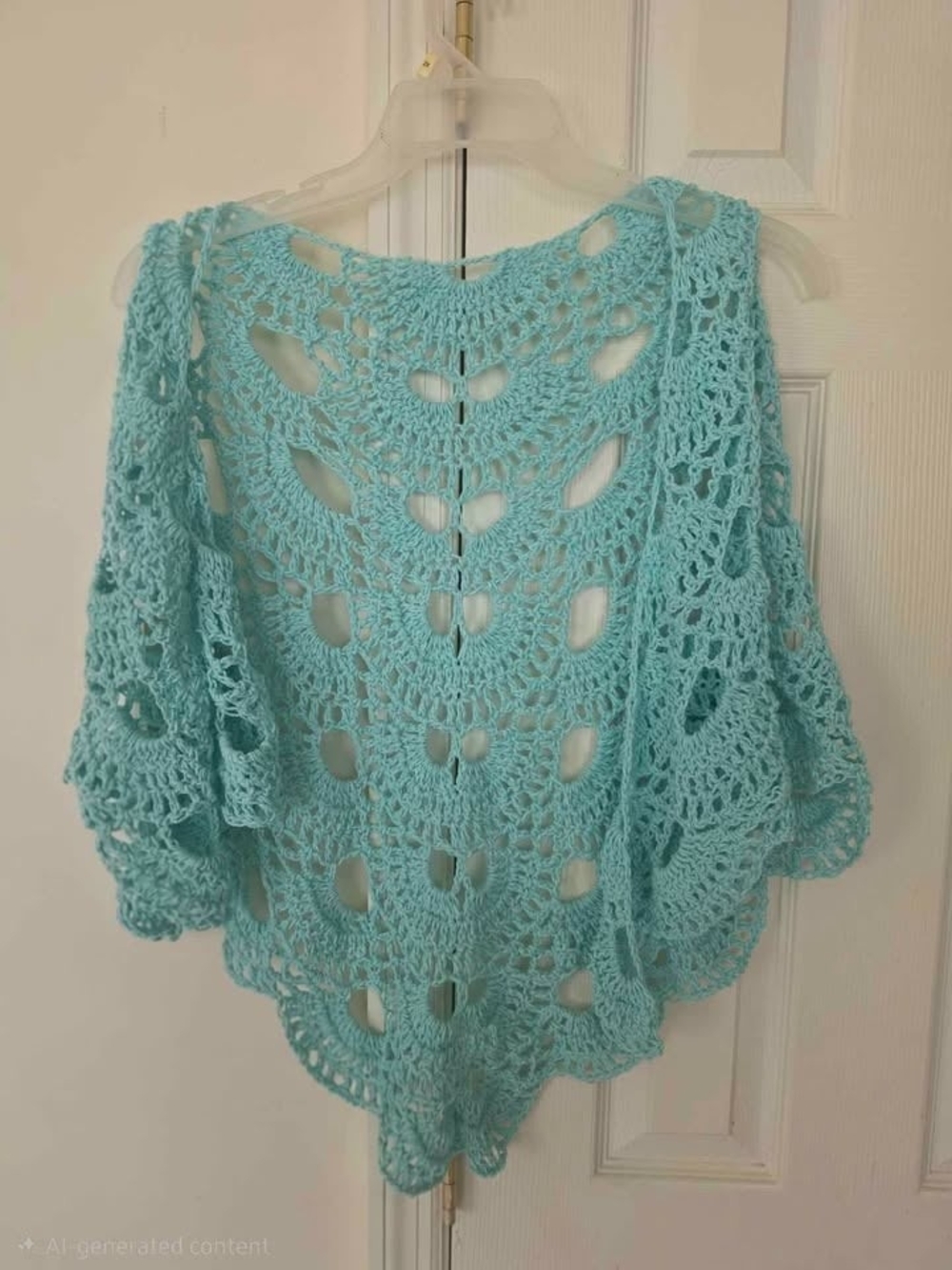 Crochet Cotton Virus Shawl